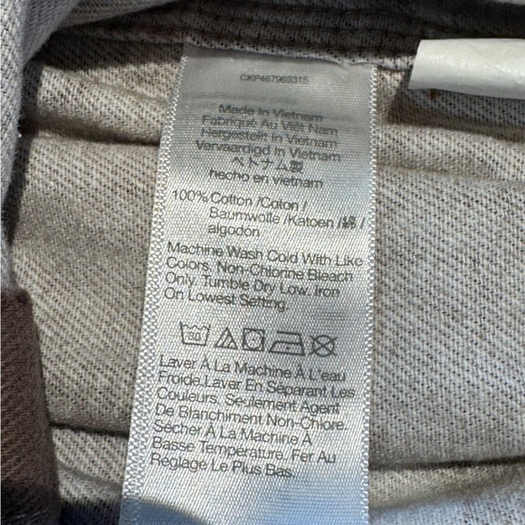 Madewell Easy Fit Work Utility Shirt Brushstroke Camo Floral Men EUC, Men’s L - Picture 7 of 11